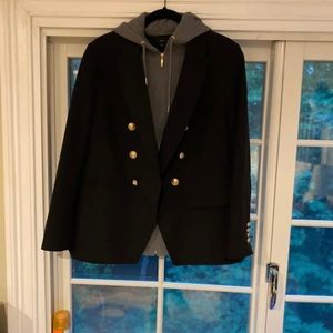 Express Blazer with attached hoodie